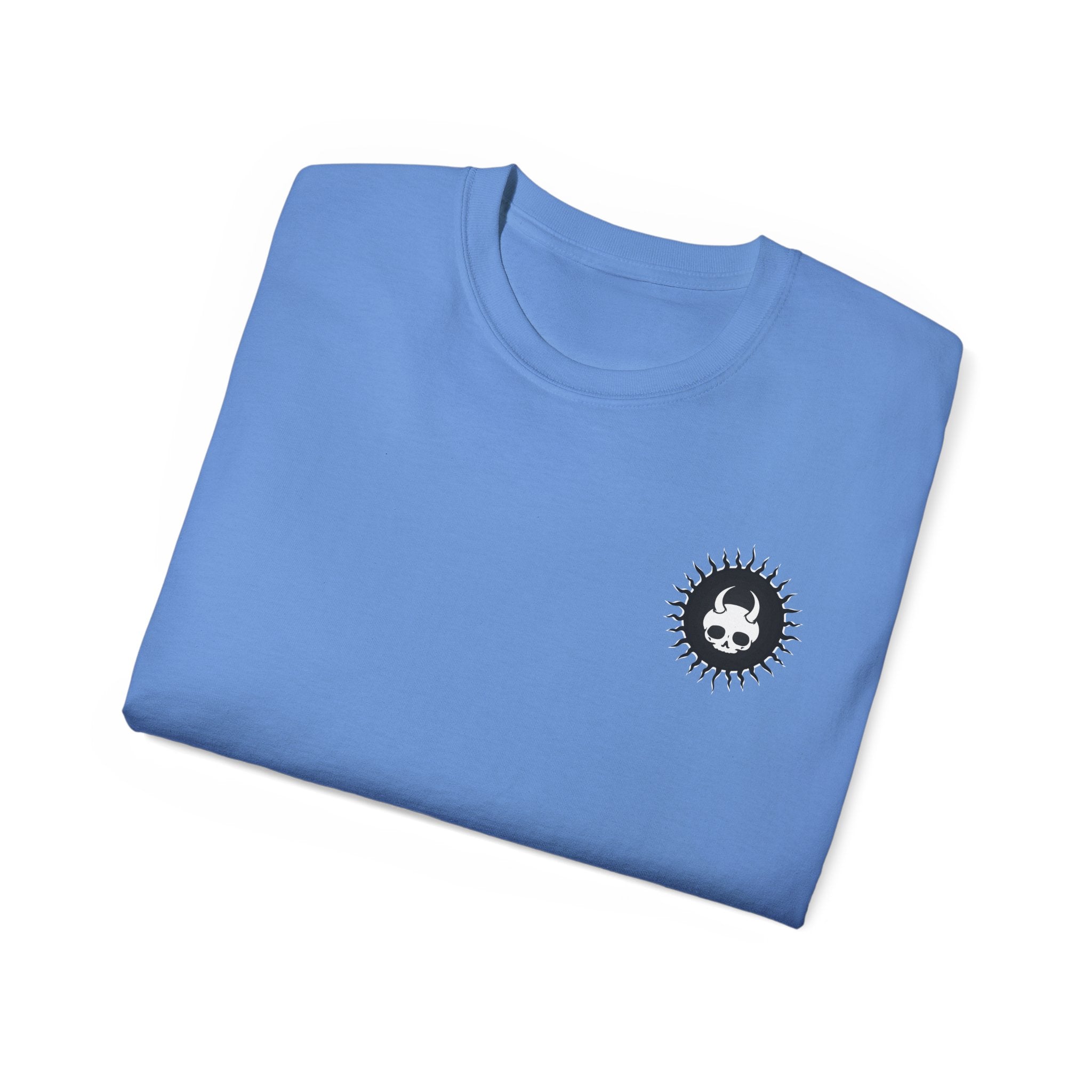 Reverse Exorcism - Unisex Cotton Tee (Back) - Damned Threads